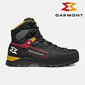 GARMONT 男款 GTX 中筒多功能健行鞋 Hexagon 003041 (S01081)|黃金大底 GoreTex 防水透氣 登山鞋 背包健行 高山健行 UK7.5 黑-橘