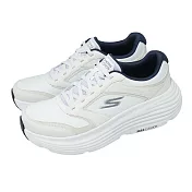 Skechers 慢跑鞋 Max Cushioning Endeavour 男鞋 白 厚底 運動鞋 220623WNV 26cm WHITE/NAVY