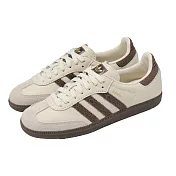 adidas 愛迪達 休閒鞋 Samba OG W 女鞋 米色 棕 皮革 復古 德訓鞋 三葉草 IH3980
