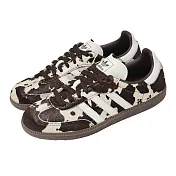 adidas 愛迪達 休閒鞋 Samba OG W 女鞋 乳牛紋 馬毛鞋面 米白 棕 德訓鞋