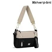 Sherpani RFID 防潑水多功能斜背包 (25II) Skye 4L｜卡其/Con Leche