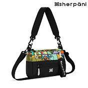 Sherpani RFID 防潑水多功能斜背包 (25II) Skye 4L｜抽象彩色/Cloud9