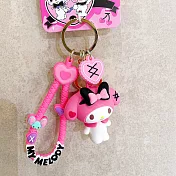 三麗鷗四大明星酷萌萌系列甜蜜小物鑰匙扣配件掛件/粉色/YSK02274