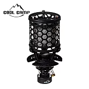 【COOL CAMP】黑化輕量便攜戶外高山瓦斯暖爐  露營 野炊 行動暖爐