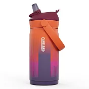 【美國 CamelBak】350ml Flip Straw兒童吸管不鏽鋼保溫瓶(保冰) 無 宇宙星雲