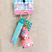 三麗鷗四大明星系列拽拽小車甜蜜小物鑰匙扣配件掛件/粉色/YSK02198