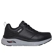 Skechers 思克威爾 Arch Fit Crosser [205347BLK] 男 休閒鞋 防水 支撐 舒適 黑 26cm 黑