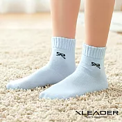 【Leader X】極致保暖羊羔絨保暖襪 一雙入 (五色任選)  藍色