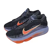Nike 籃球鞋 G.T. Hustle 3 EP 男鞋 灰 藍 針織鞋面 氣墊 運動鞋 FV5952-001 25cm BLACK/BLUE