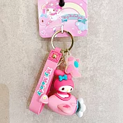 三麗鷗四大明星系列旋轉飛機甜蜜小物鑰匙扣配件掛件/粉色/YSK02219