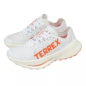 adidas 愛迪達 越野跑鞋 Terrex Agravic Speed Ultra 女鞋 白 橘 緩震 IH3767 23cm WHITE/ORANGE