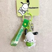 三麗鷗四大明星PVC手繩系列甜蜜小物鑰匙扣配件掛件/綠色/YSK02687