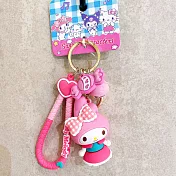 三麗鷗四大明星霜糖甜心系列甜蜜小物鑰匙扣配件掛件/粉色/YSK02236