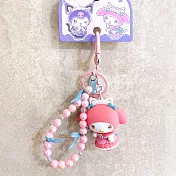三麗鷗四大明星洛麗塔系列甜蜜小物鑰匙扣配件掛件/粉色/YSK03298