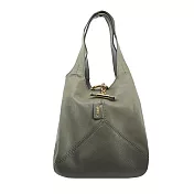 Chloe Balloon 絨面皮革小號手提包- 墨綠