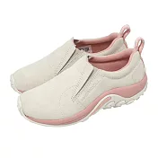 Merrell 休閒鞋 Jungle Moc 女鞋 粉紅 麂皮 緩衝 鬆緊帶 易穿脫 ML00003613 23.5cm BLOOM FLEUR