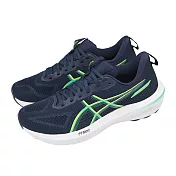 Asics 亞瑟士 慢跑鞋 GT-1000 14 男鞋 深藍 綠 支撐 運動鞋 1011C077401