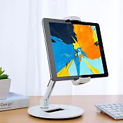 Jokitech 鋁合金桌上型手機支架 平板支架 直播架 視訊 switch支架 自拍架 手機架 ipad架 JK-204S 白色