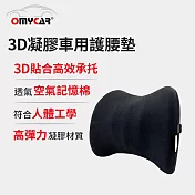 【OMyCar】3D凝膠車用護腰墊 (凝膠材質 透氣舒適 車用靠墊 車用腰枕 車用靠腰墊 家用靠墊)