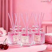 【FAOOYVUE】5瓶組 法式莊園玻璃瓶植萃擴香 蜜桃香 50ml