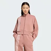 ADIDAS 3 STRIPES ZIPUP 女 休閒外套 JW3609 L 粉紅色