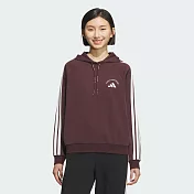 ADIDAS MS HOODY 女 連帽上衣 KC0033 L 棕色