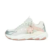 Fila Cherry Blossom [5-C306Z-515] 女 運動休閒鞋 老爹鞋 櫻花限定 灰粉 23.5cm 灰/粉紅