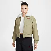 NIKE AS W NSW FUR BMR JKT CNY 女 休閒外套 IQ3823276 L 綠色