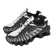 Nike 休閒鞋 Shox TL 男鞋 女鞋 彈簧鞋 黑白 漸層 厚底 緩震 AV3595-017 24cm BLACK/WHITE