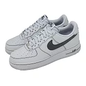Nike 休閒鞋 Air Force 1 07 LV8 男鞋 灰 黑 AF1 縫線 HQ2037-004 27cm WOLF GREY/BLACK