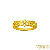 今生金飾 花開富貴戒 黃金戒指