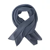 ISSEY MIYAKE 三宅一生 ME系列 不規則皺褶短披肩/圍巾(多色選)- 深灰