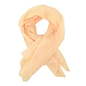 ISSEY MIYAKE 三宅一生 ME系列 不規則皺褶短披肩/圍巾(多色選)- 杏色