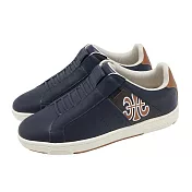 Royal Elastics 休閒鞋 Icon 男鞋 深藍 棕 真皮 回彈 獨家彈力帶 001961557 26cm BLACK IRIS/BROWN