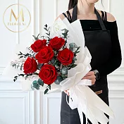 【Floral M】午夜巴塞隆納永生玫瑰花束
