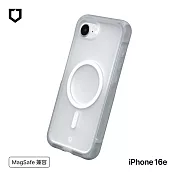 犀牛盾 iPhone 16e(6.1吋) AirX極致氣墊緩衝磁吸手機殼(MagSafe兼容)- 流變灰