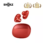 【SHOKZ】OpenDots ONE E310 開放式耳夾藍牙耳機 赤霞紅 赤霞紅