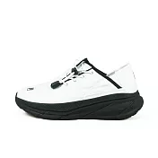 Fila 斐樂 Quilted [5-C346A-110] 女 休閒鞋 懶人鞋 麵包鞋 套入式 無鞋帶 白 黑 23cm 白/黑