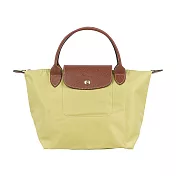 LONGCHAMP S號短把LE PLIAGE摺疊水餃包 (開心果綠色)