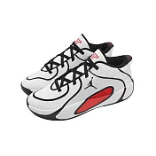 Nike 籃球鞋 Jordan Tatum 4 PS 中童 白黑紅 彈性鞋帶 回彈 HQ4610-101 20cm WHITE/RED