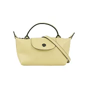 LONGCHAMP Le Pliage Xtra XS 小牛皮迷你二用包 (開心果綠色)