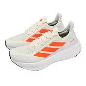 adidas 愛迪達 慢跑鞋 Ultraboost 5X 男鞋 白 橘 緩震 運動鞋 JH9038 25.5cm IVORY/ORANGE