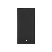 MONTBLANC Sartorial 匠心系列防刮皮革14卡對開長夾 (黑色)