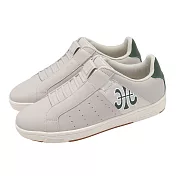Royal Elastics 休閒鞋 Icon 男鞋 米白 綠 膠底 真皮 獨家彈力帶 回彈 經典 001961884 26cm WHITE/GREEN