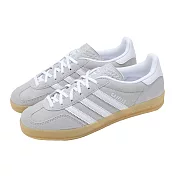 adidas 愛迪達 休閒鞋 Gazelle Indoor W 女鞋 灰 德訓鞋 麂皮 復古 愛迪達 23cm GREY/WHITE
