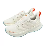 adidas 愛迪達 慢跑鞋 Ultrarun 5 TR 女鞋 防水鞋面 米白 運動鞋 愛迪達 23.5cm WHITE/ORANGE