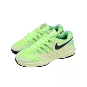 Nike 網球鞋 JR Vapor X 中大童鞋 女鞋 綠 緩震 穩定 運動鞋 AR8851-302 20cm GREEN/BLACK