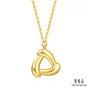 【點睛品】網路獨家款 三角風車 黃金項鍊_計價黃金