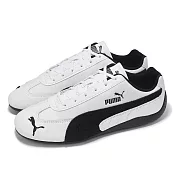 Puma 休閒鞋 Speedcat LTHR 男鞋 女鞋 白 黑 賽車鞋 復古 40317501 23cm WHITE/BLACK