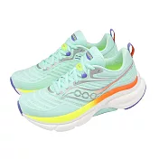 Saucony 索康尼 慢跑鞋 Omni ST 23 女鞋 藍 黃 支撐型 緩震 運動鞋 S11072141 22.5cm AQUA/CITRON PISCINE